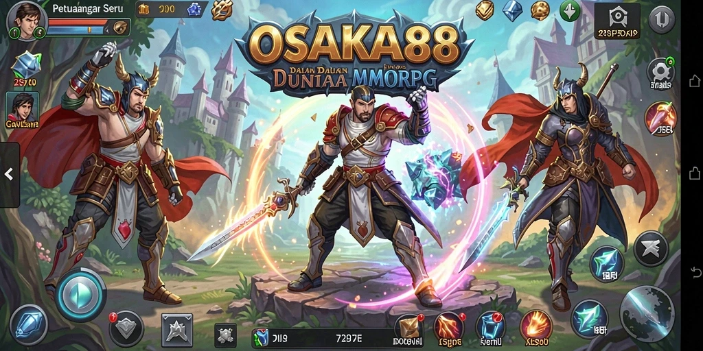 Gameplay OSAKA88 yang seru dan penuh petualangan dalam dunia MMORPG.