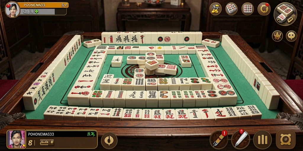 Screenshot gameplay POHONEMAS33 yang sedang asyik dimainkan.