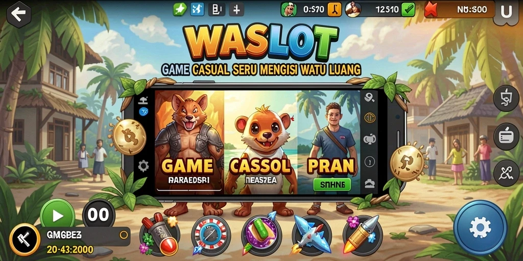 Screenshot menampilkan gameplay seru dan menyenangkan dari WASLOT.